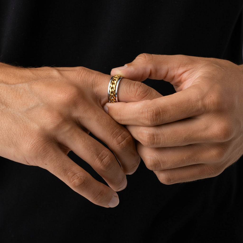 Calm - Anti-Anxiety Chain Ring