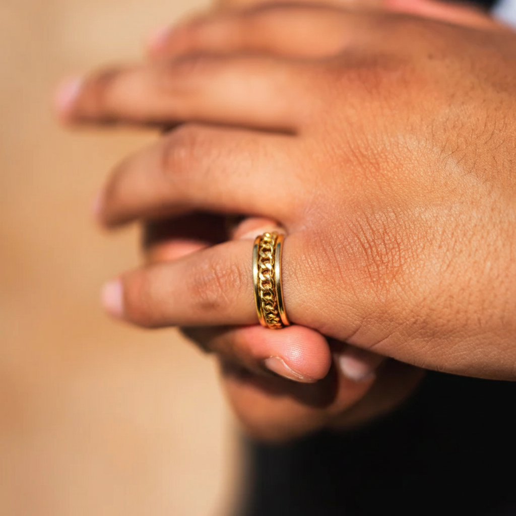 Calm - Anti-Anxiety Chain Ring