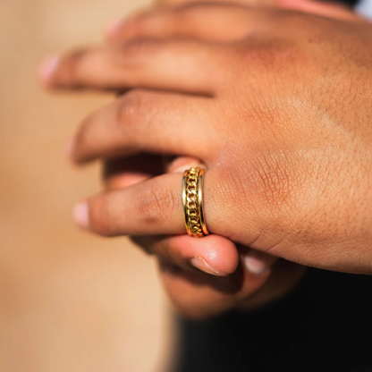 Calm - Anti-Anxiety Chain Ring