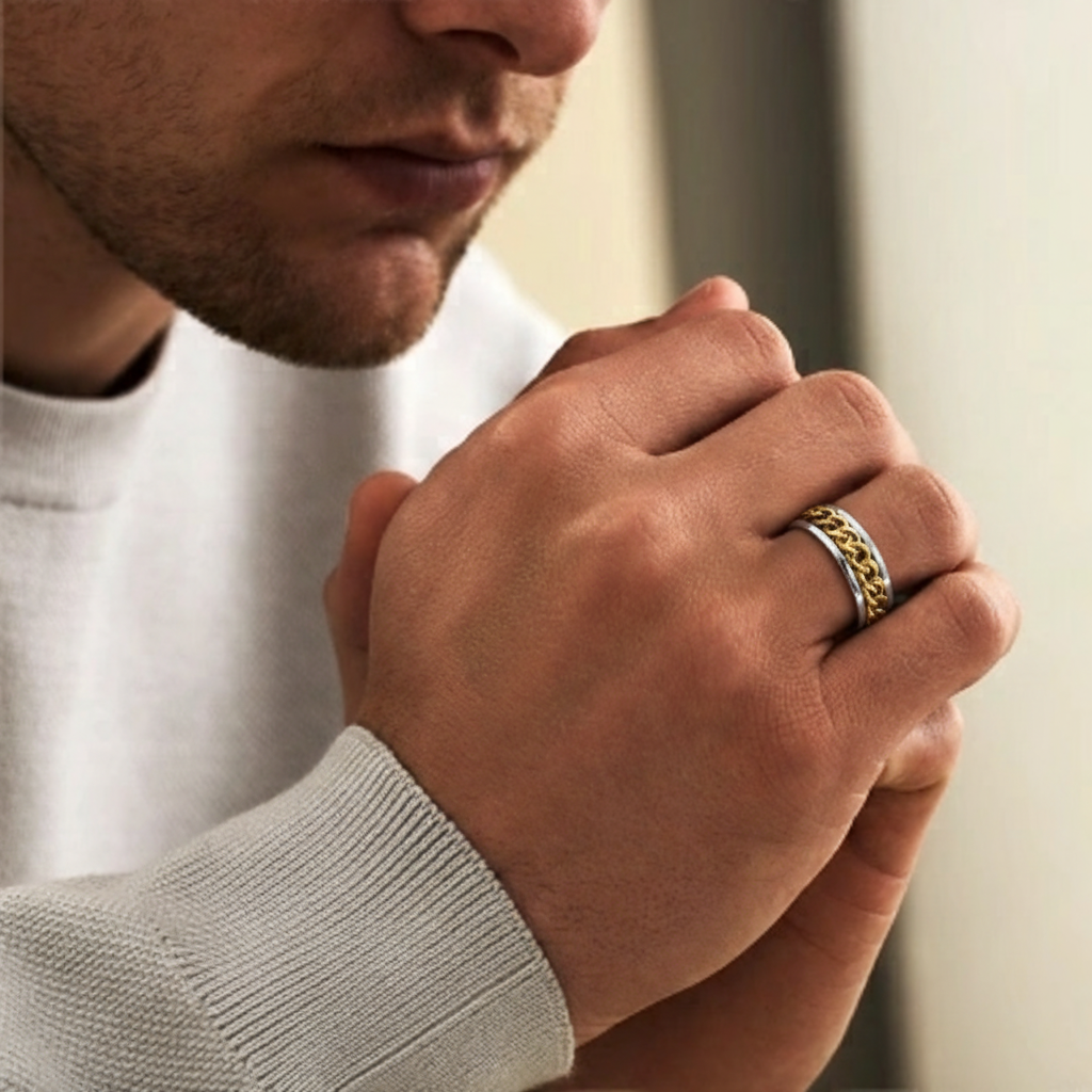 Calm - Anti-Anxiety Chain Ring